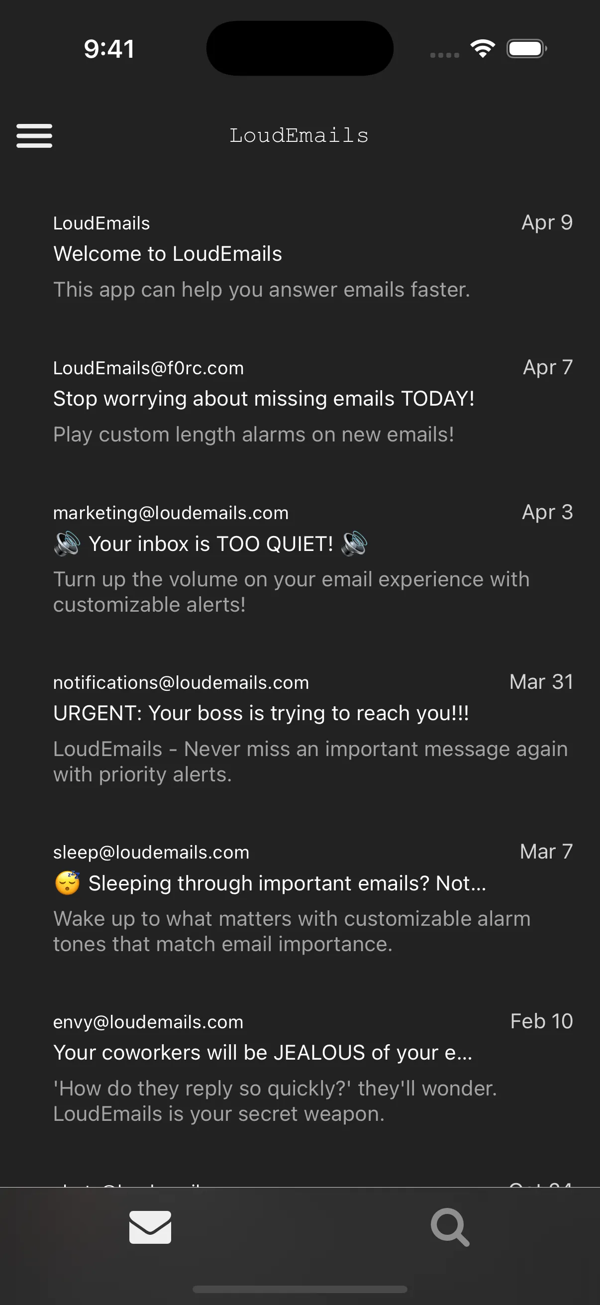 Home Page Screenshot
